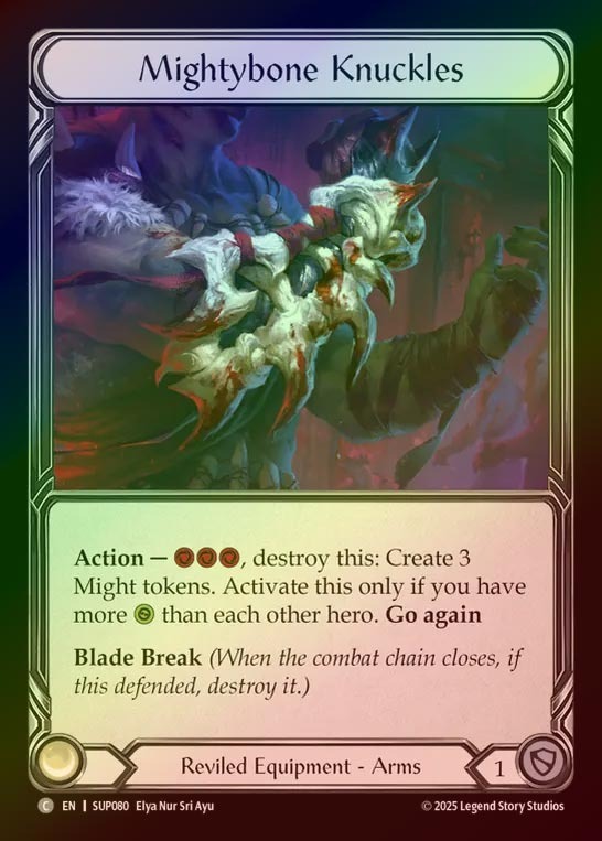 【CF】【EN】[Reviled] 強骨ナックル/Mightybone Knuckles [SUP080-C]