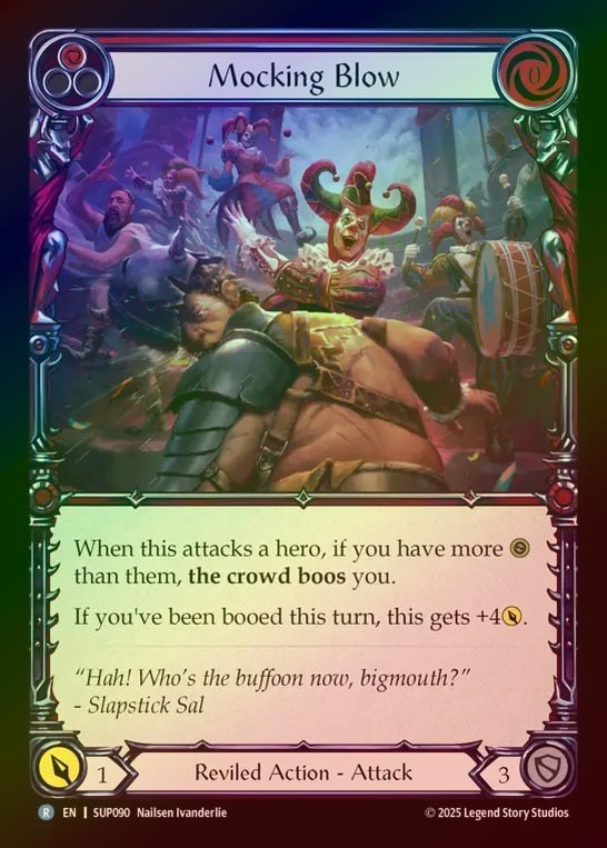 【RF】【EN】[Reviled] 嘲笑する強打/Mocking Blow (red) [SUP090-R]