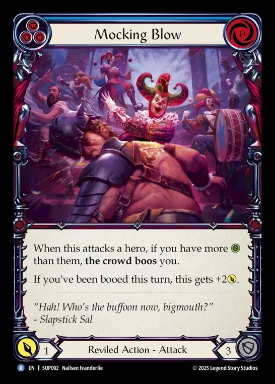 【EN】[Reviled] 嘲笑する強打/Mocking Blow (blue) [SUP092-R]