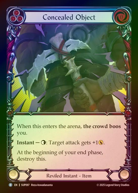 【CF】【EN】[Reviled] 隠された凶器/Concealed Object (blue) [SUP097-R]