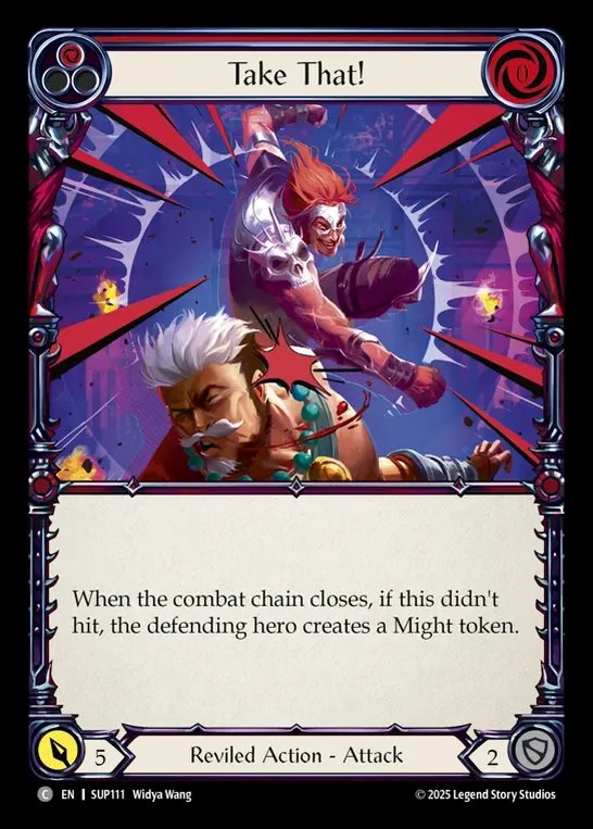 【EN】[Reviled] 喰らいな！/Take That! (red) [SUP111-C]