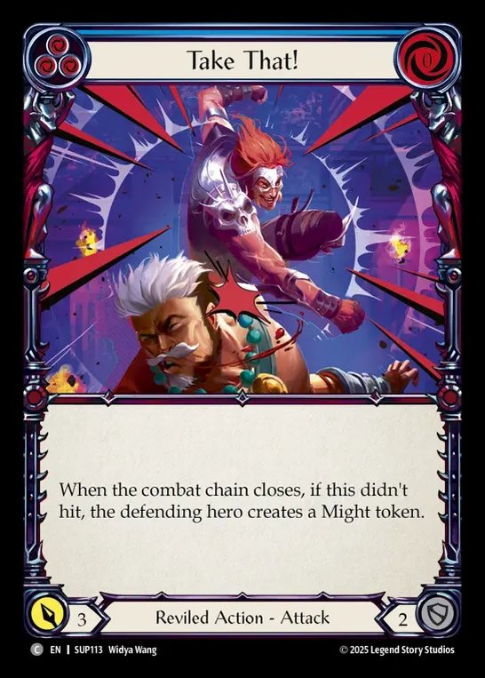 【EN】[Reviled] 喰らいな！/Take That! (blue) [SUP113-C]