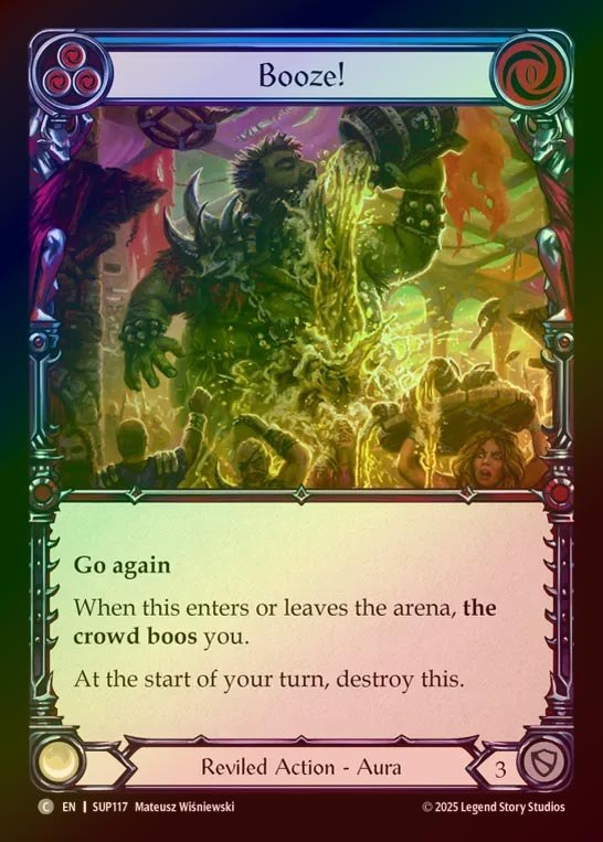 【RF】【EN】[Reviled] 酒だ！/Booze! (blue) [SUP117-C]