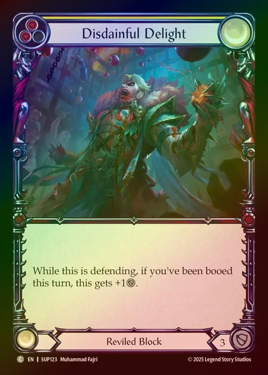 【RF】【EN】[Reviled] 軽蔑返しの歓び/Disdainful Delight (yellow) [SUP123-C]