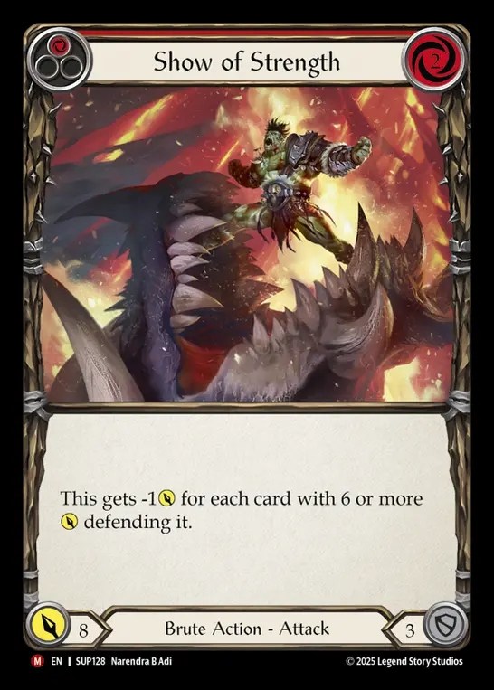 【EN】[Brute] 強さの誇示/Show of Strength [SUP128-M]