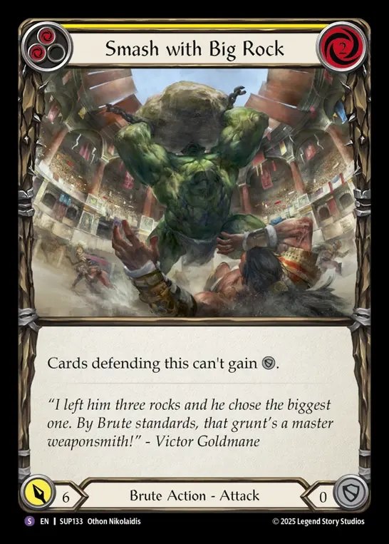 【EN】[Brute] 岩塊殴打/Smash with Big Rock [SUP133-S]