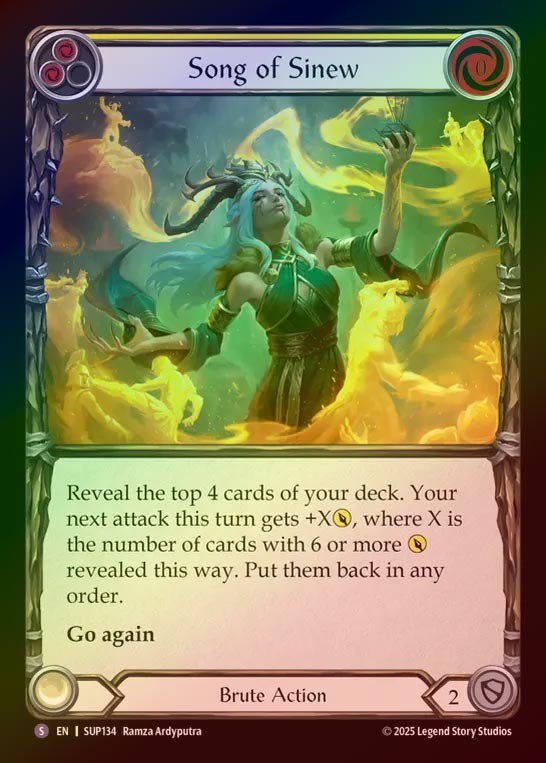 【RF】【EN】[Brute] 闘筋の歌/Song of Sinew [SUP134-S]