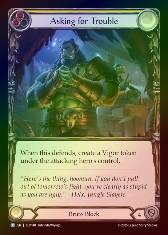 【RF】【EN】[Brute] 自業自得/Asking for Trouble (yellow) [SUP140-R]