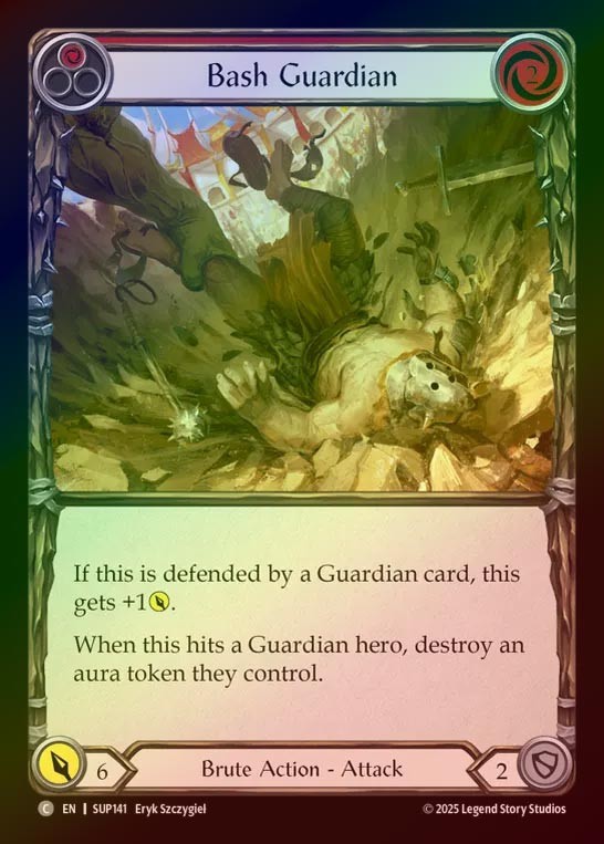 【RF】【EN】[Brute] 守護者への強打/Bash Guardian (red) [SUP141-C]