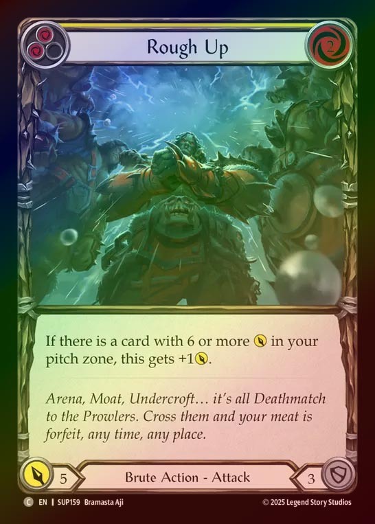 【RF】【EN】[Brute] 痛めつけ/Rough Up (yellow) [SUP159-C]