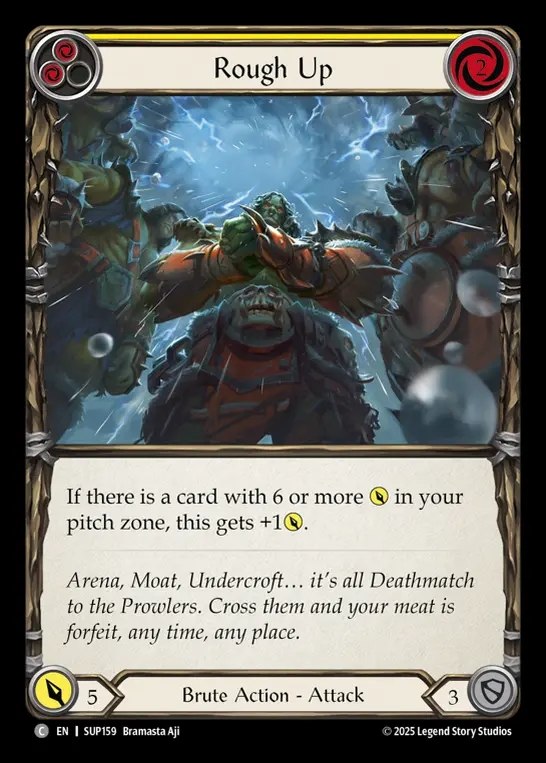 【EN】[Brute] 痛めつけ/Rough Up (yellow) [SUP159-C]