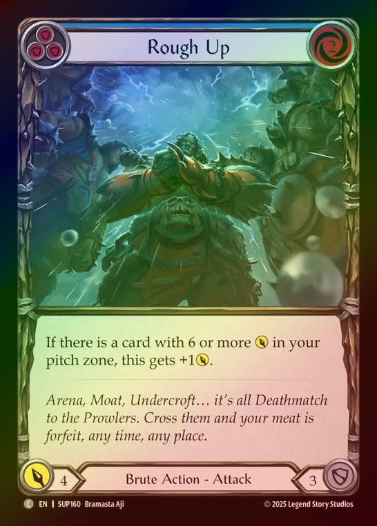 【RF】【EN】[Brute] 痛めつけ/Rough Up (blue) [SUP160-C]