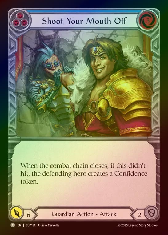 【RF】【EN】[Guardian] 口は災いの元/Shoot Your Mouth Off (blue) [SUP191-C]