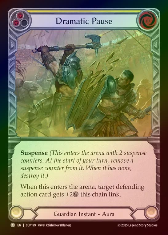 【RF】【EN】[Guardian] 劇的な瞬間/Dramatic Pause (yellow) [SUP199-C]