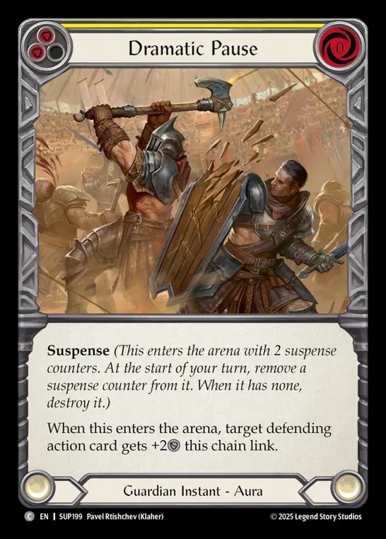 【EN】[Guardian] 劇的な瞬間/Dramatic Pause (yellow) [SUP199-C]