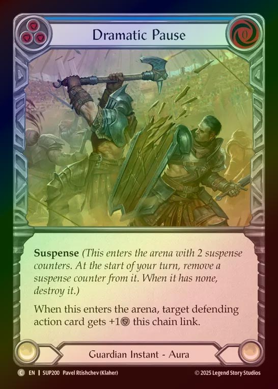 【RF】【EN】[Guardian] 劇的な瞬間/Dramatic Pause (blue) [SUP200-C]
