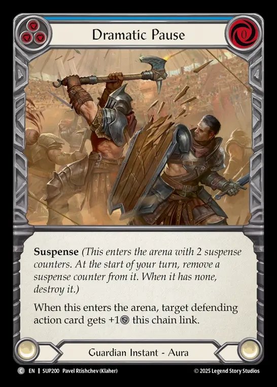 【EN】[Guardian] 劇的な瞬間/Dramatic Pause (blue) [SUP200-C]