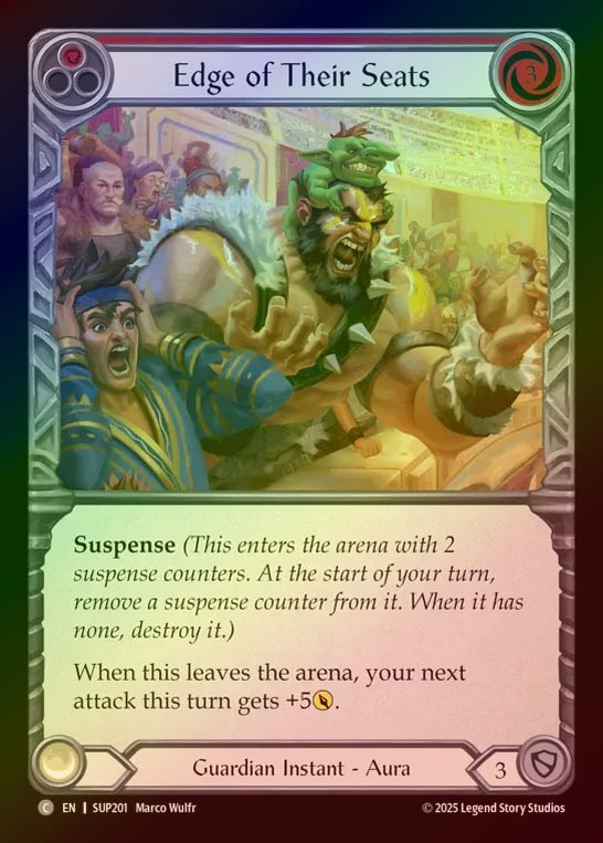 【RF】【EN】[Guardian] 前のめり/Edge of Their Seats (red) [SUP201-C]