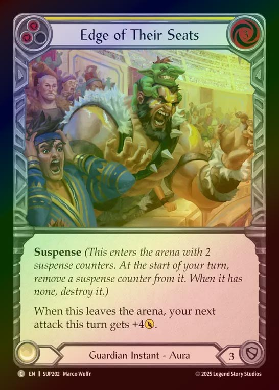 【RF】【EN】[Guardian] 前のめり/Edge of Their Seats (yellow) [SUP202-C]