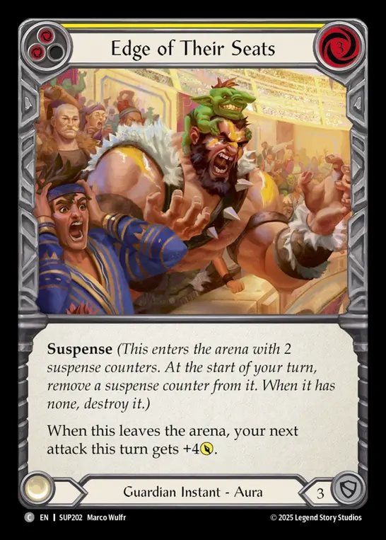 【EN】[Guardian] 前のめり/Edge of Their Seats (yellow) [SUP202-C]