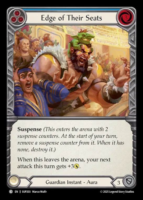 【EN】[Guardian] 前のめり/Edge of Their Seats (blue) [SUP203-C]