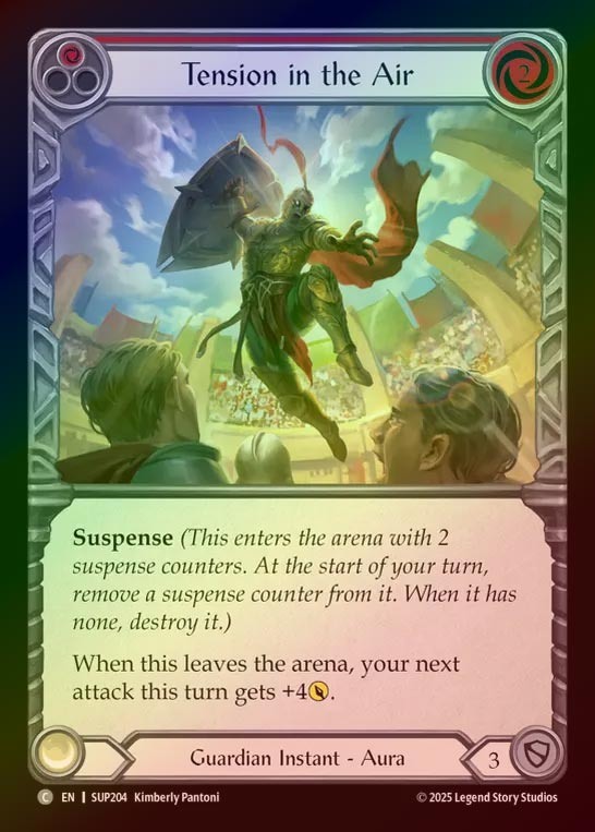 【RF】【EN】[Guardian] 張りつめた空気/Tension in the Air (red) [SUP204-C]