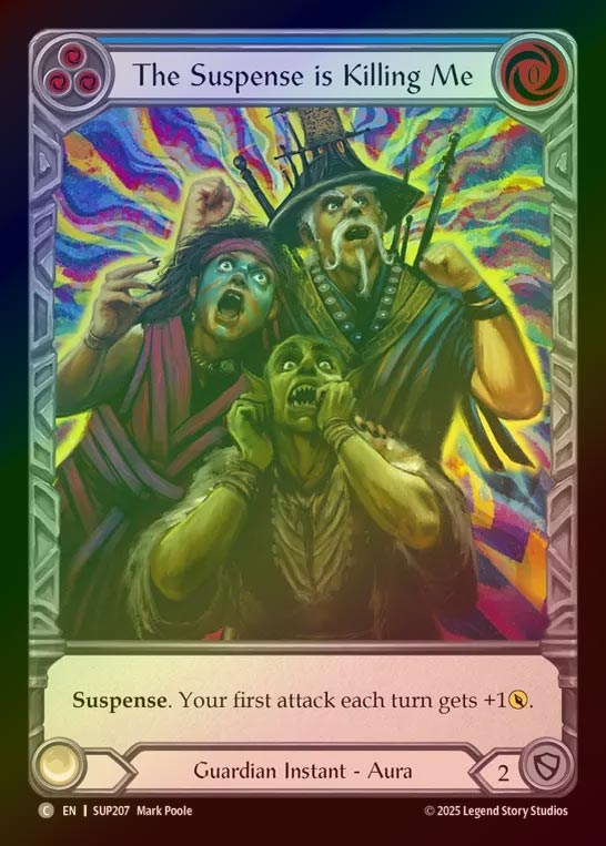 【CF】【EN】[Guardian] これ以上待てない/The Suspense is Killing Me (blue)(Extended Art) [SUP207-C]