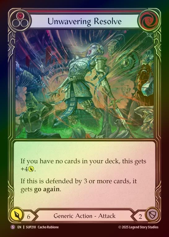 【RF】【EN】[Generic] 確固たる決意/Unwavering Resolve [SUP218-S]