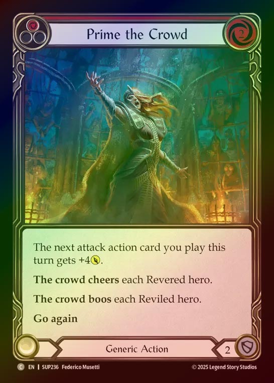 【RF】【EN】[Generic] 観衆の扇動/Prime the Crowd (red) [SUP236-C]