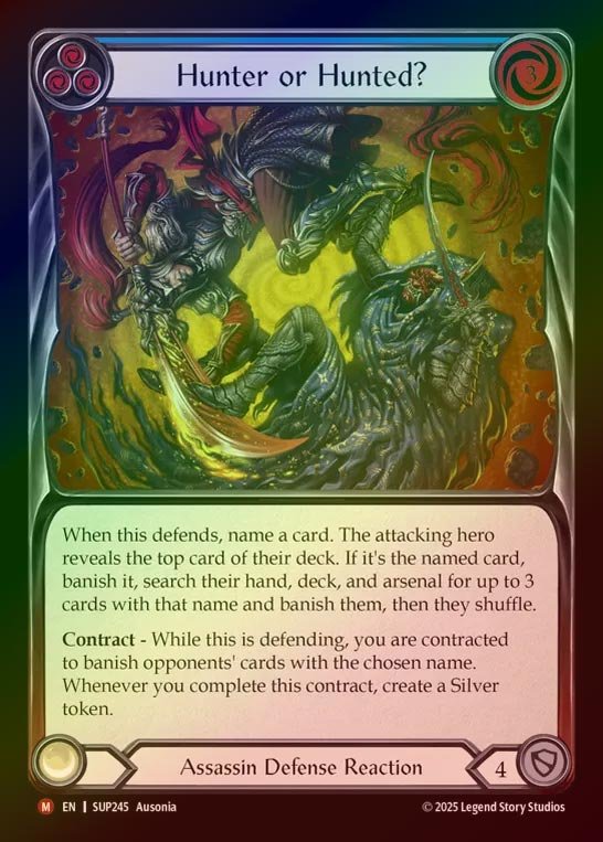 【RF】【EN】[Assassin] 狩るか狩られるか？/Hunter or Hunted [SUP245-M]
