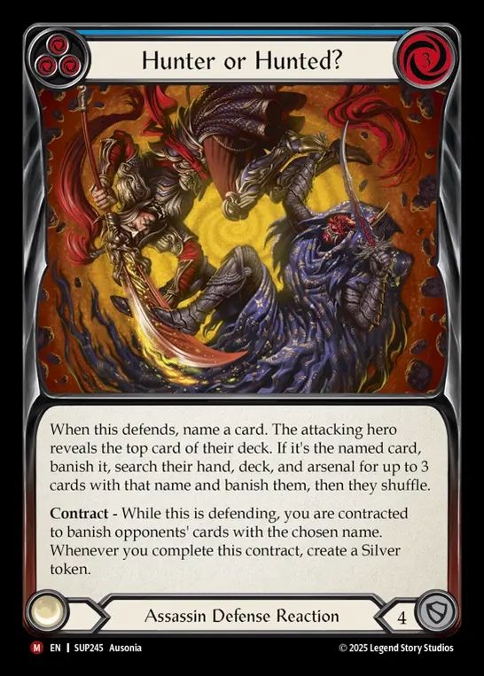 【EN】[Assassin] 狩るか狩られるか？/Hunter or Hunted [SUP245-M]