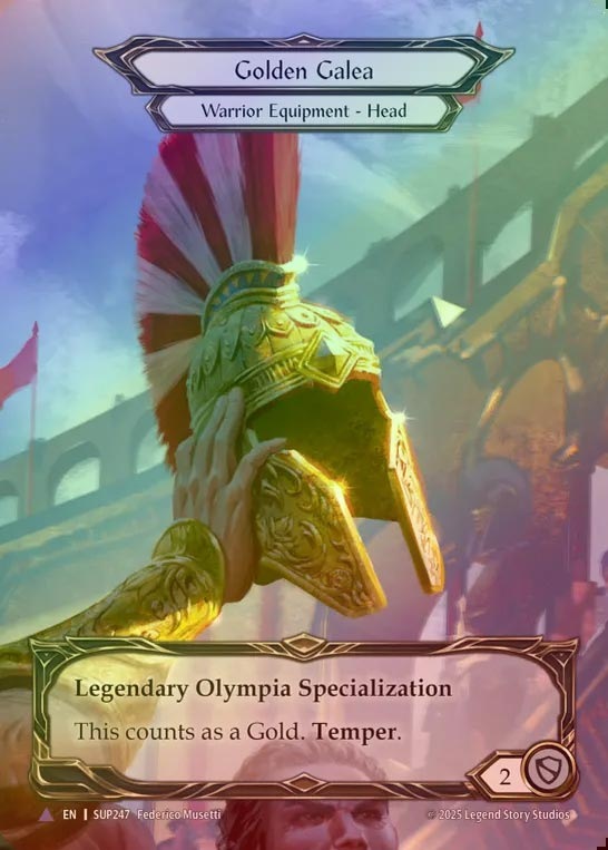 【CF】【EN】[Warrior] 黄金の兜/Golden Galea [SUP247-Marvel]