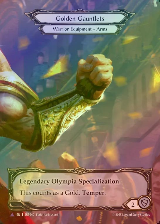 【CF】【EN】[Warrior] 黄金の籠手/Golden Gauntlets [SUP249-Marvel]