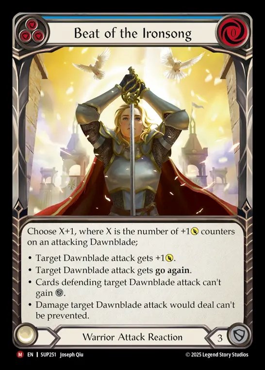 【EN】[Warrior] アイアンソングの鼓動/Beat of the Ironsong [SUP251-M]