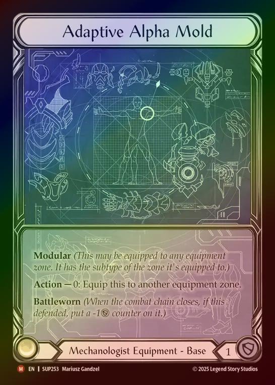 【CF】【EN】[Mechanologist] 適応の初期原型/Adaptive Alpha Mold (Extended Art) [SUP253-M]