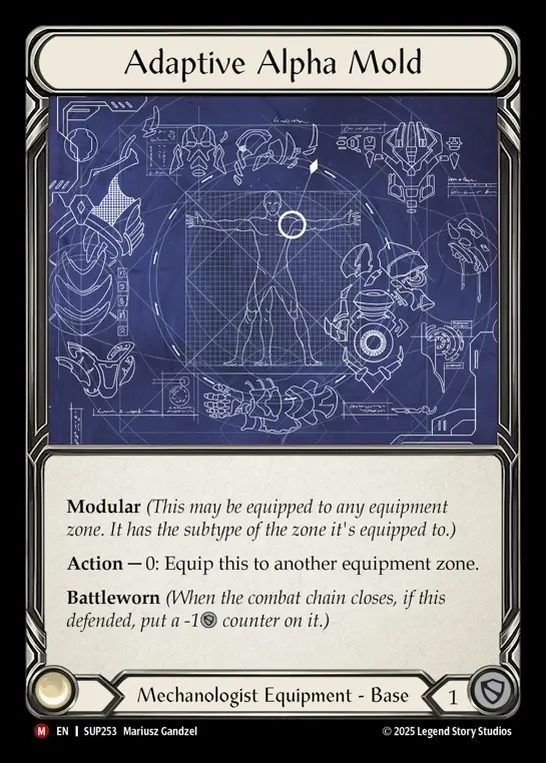 【EN】[Mechanologist] 適応の初期原型/Adaptive Alpha Mold [SUP253-M]