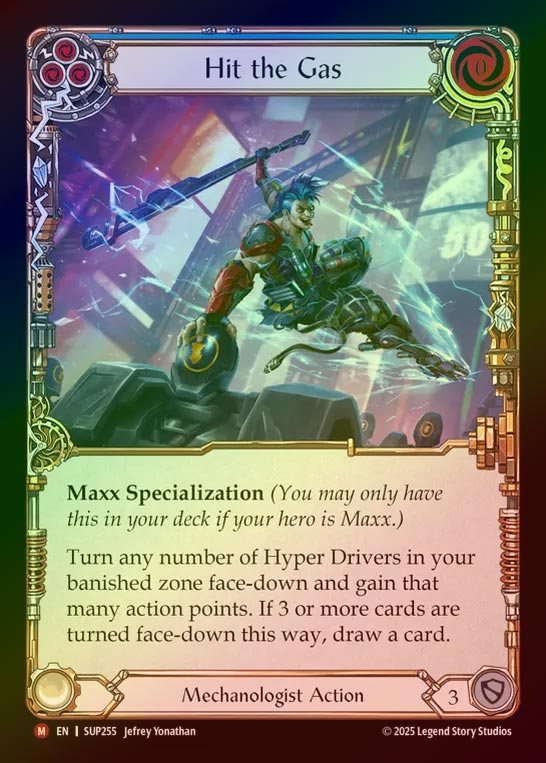 【RF】【EN】[Mechanologist] アクセル全開/Hit the Gas [SUP255-M]