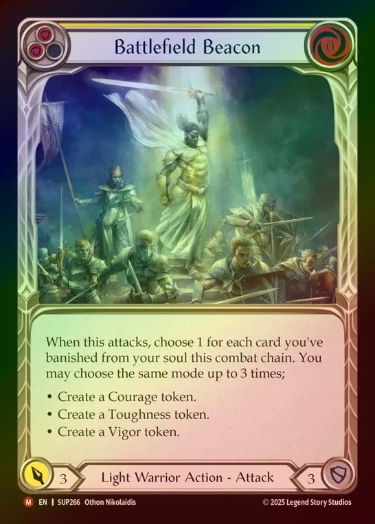 【RF】【EN】[Light Warrior] 戦場の篝火/Battlefield Beacon [SUP266-M]