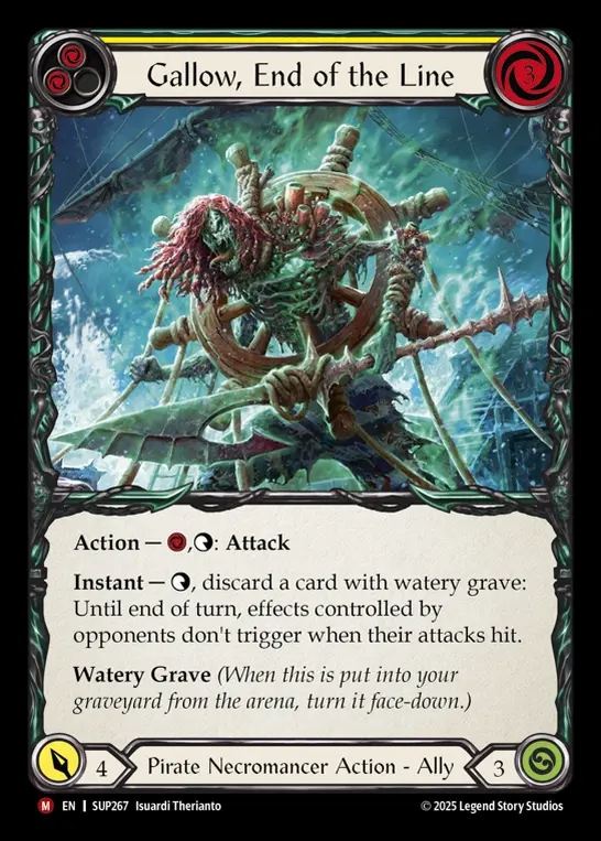 【EN】[Pirate Necromancer] 航海の終点、ガロウ/Gallow, End of the Line [SUP267-M]