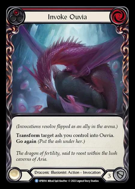 [Draconic Illusionist] Invoke Ouvia [UPR014-R] (red)
