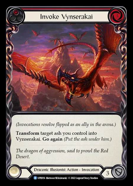 [Draconic Illusionist] Invoke Vynserakai [UPR016-R] (red)