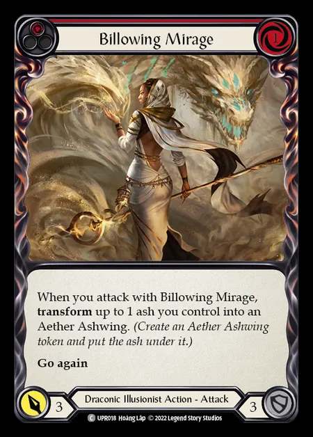 [Draconic Illusionist] Billowing Mirage [UPR018-C] (red)