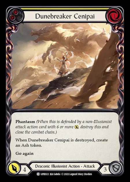 [Draconic Illusionist] Dunebreaker Cenipai [UPR022-C] (yellow)