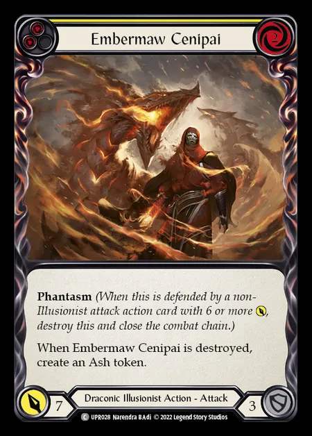 [Draconic Illusionist] Embermaw Cenipai [UPR028-C] (yellow)