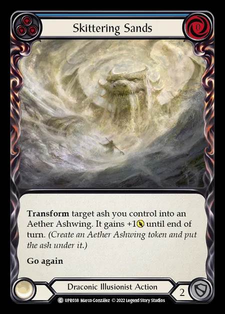 [Draconic Illusionist] Skittering Sands [UPR038-C] (blue)