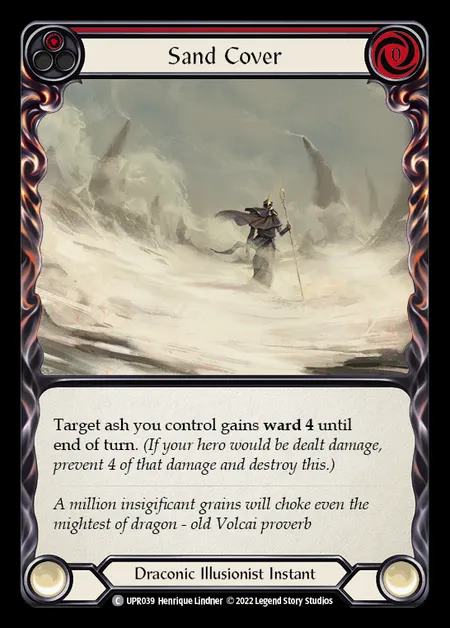 [Draconic Illusionist] Sand Cover [UPR039-C] (red)
