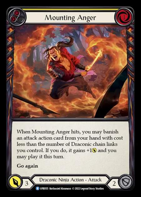 [Draconic Ninja] Mounting Anger [UPR055-R] (yellow)