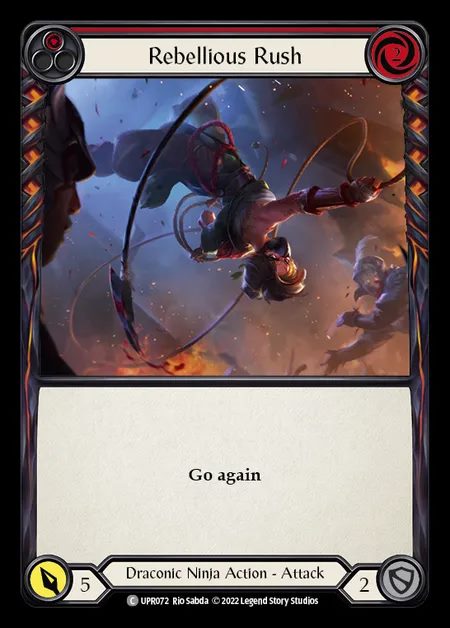 [Draconic Ninja] Rebellious Rush [UPR072-C] (red)