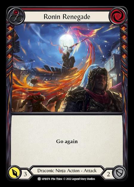 [Draconic Ninja] Ronin Renegade [UPR078-C] (red)