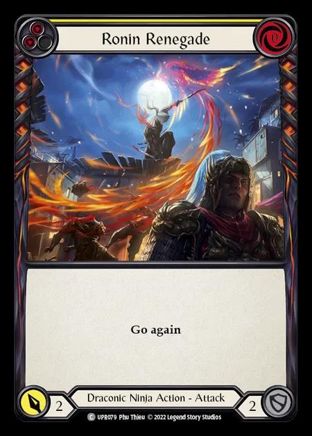[Draconic Ninja] Ronin Renegade [UPR079-C] (yellow)